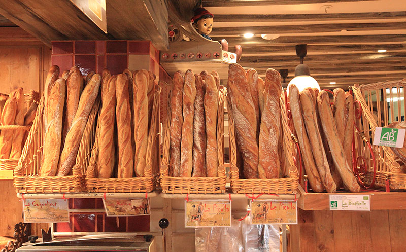 Coquelicot's breads and baguettes